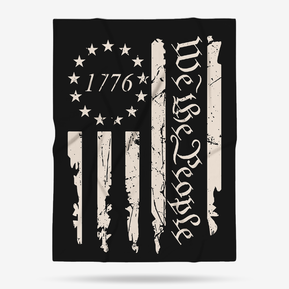 1776 Flag Shepra Blanket