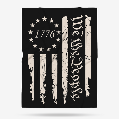 1776 Flag Shepra Blanket