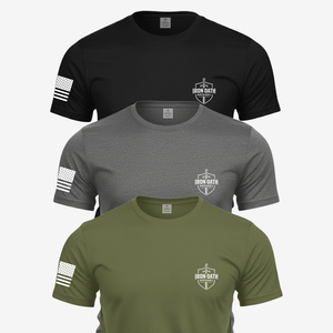 Patriot Pack T Shirt 3 Pack Love Country