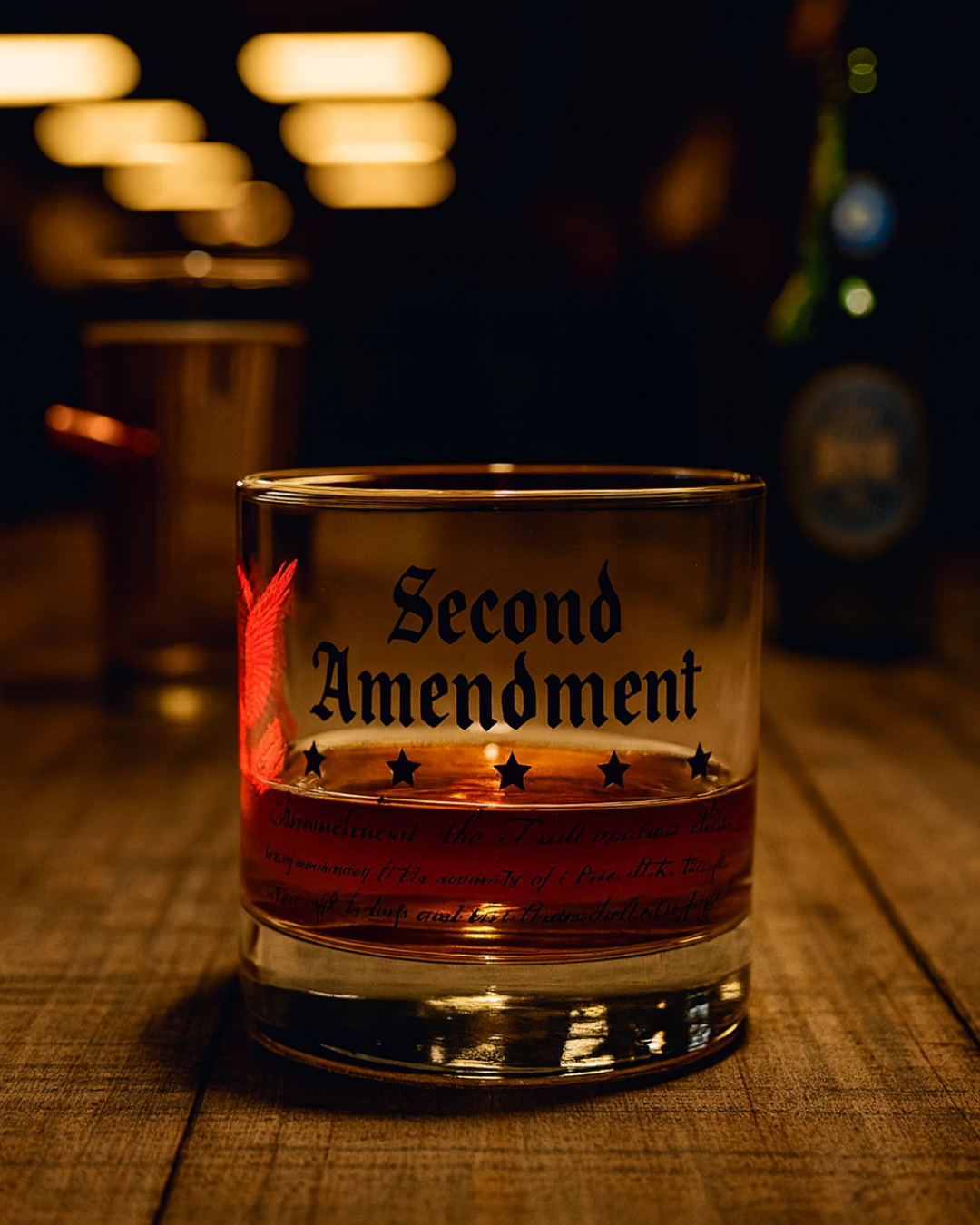 2 Amendment Whiskey Glass