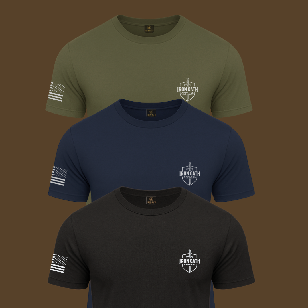 Patriot Pack T Shirt 3 Pack Multi Color