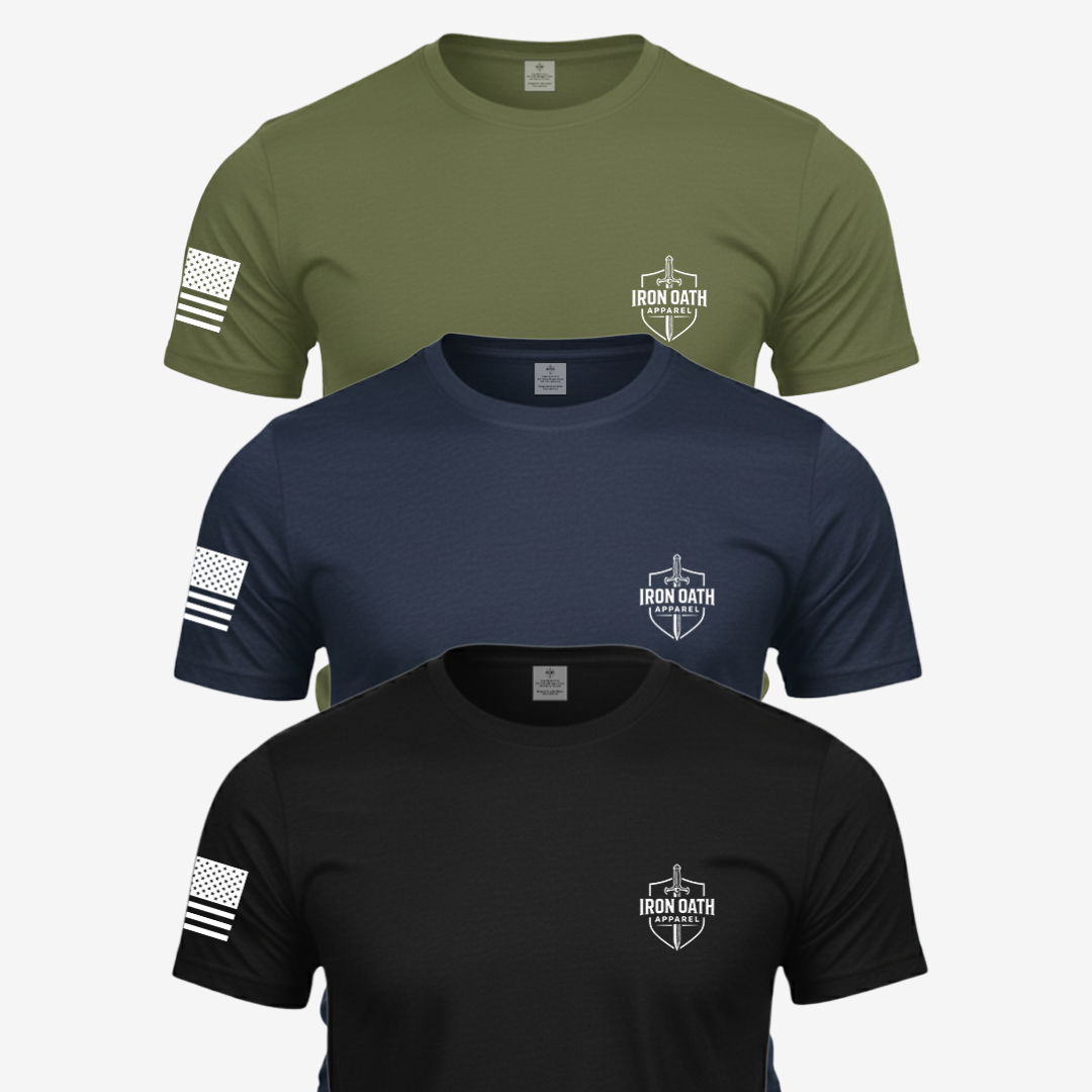 Patriot Pack T Shirt 3 Pack Multi Color