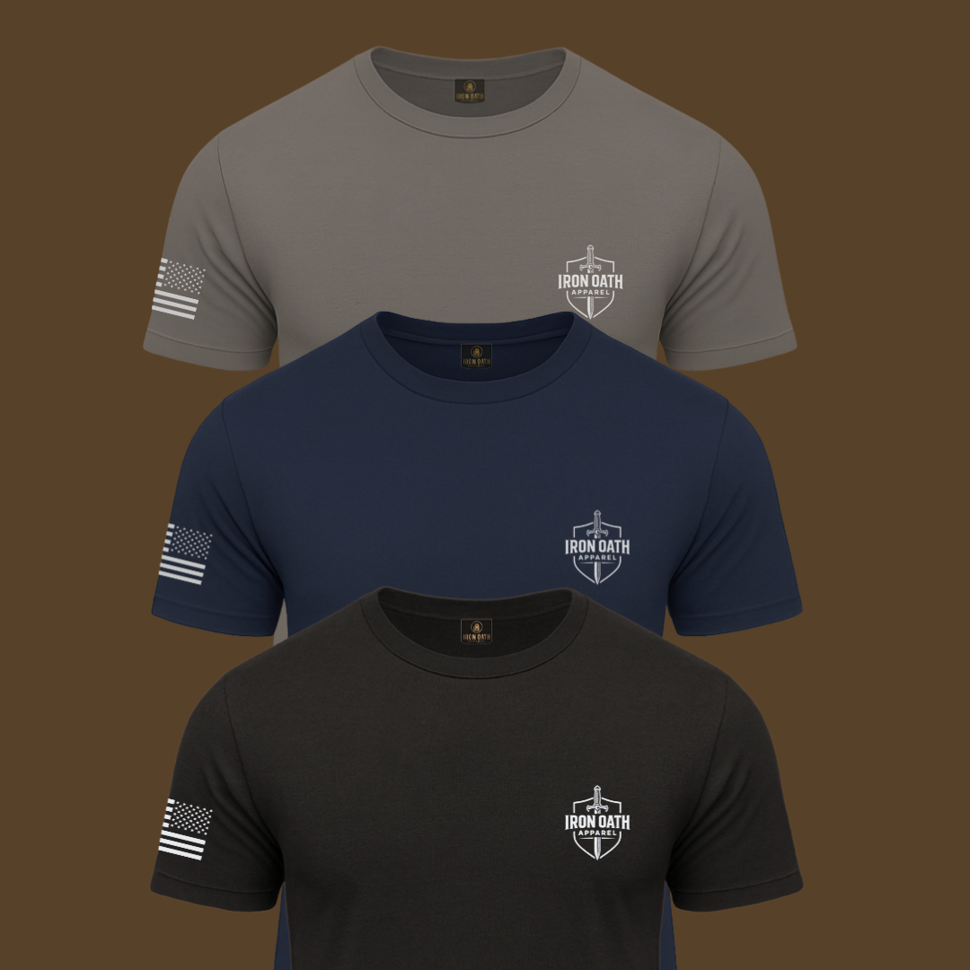 Patriot Pack T Shirt 3 Pack Dark