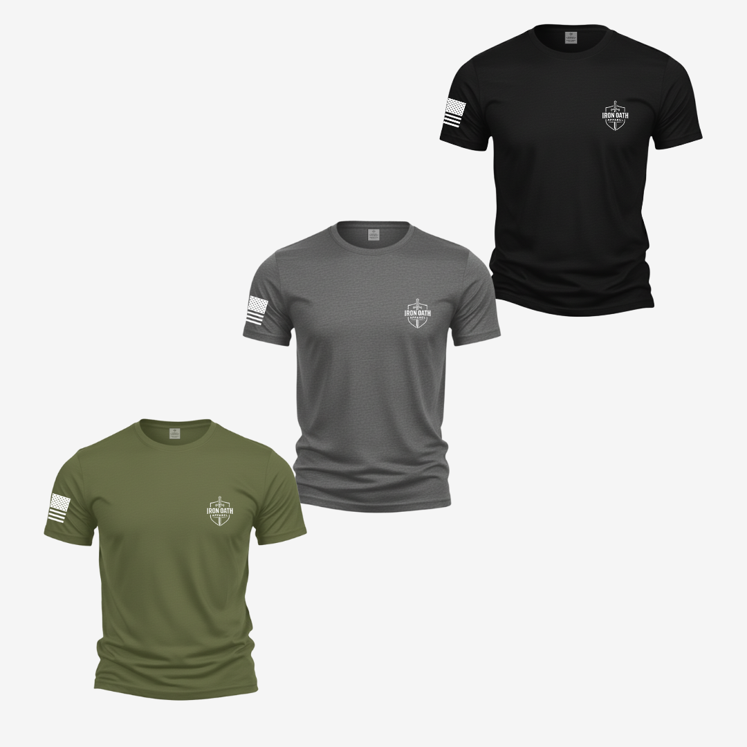 Iron Oath Multi Color T Shirt - 3 Pack