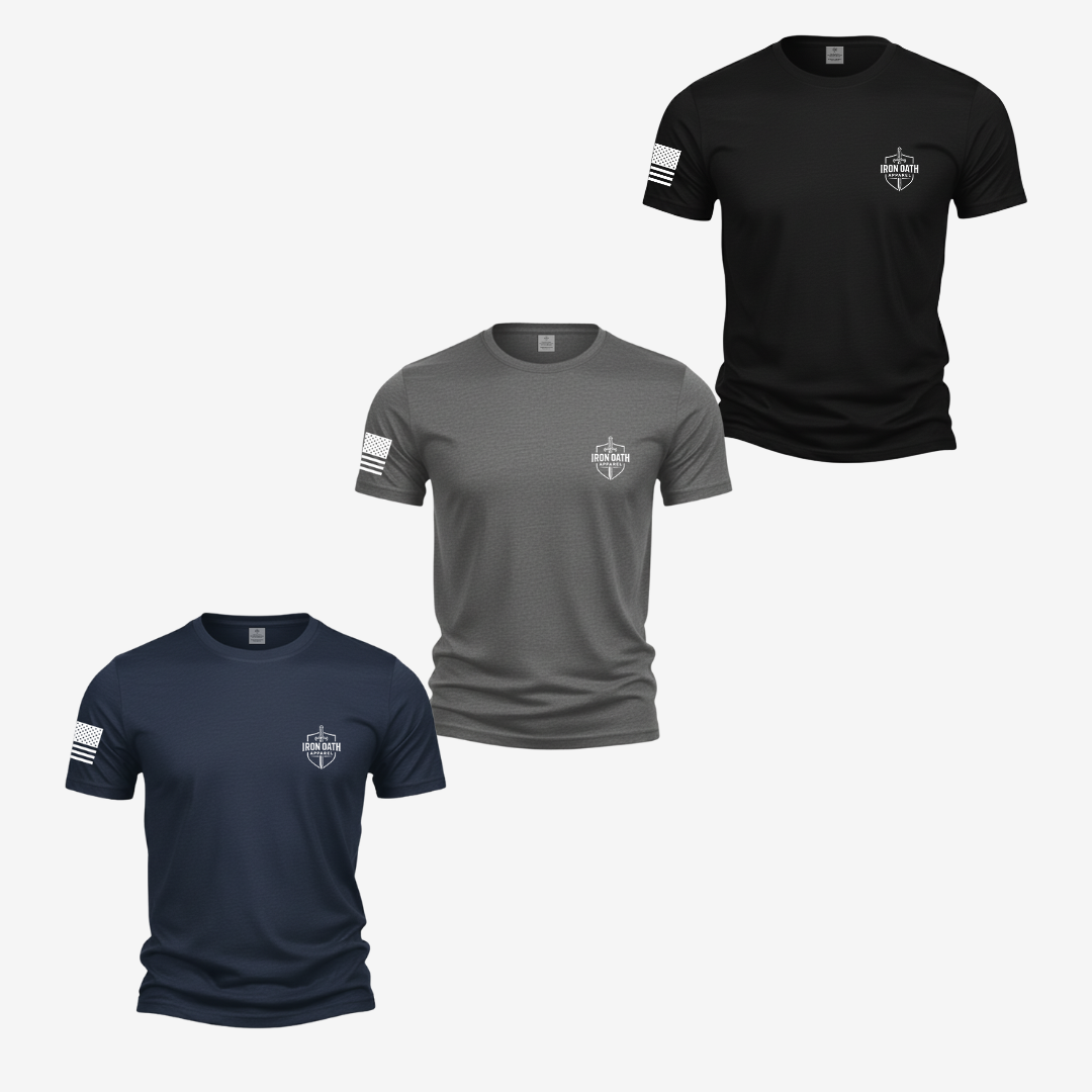 Iron Oath Multi Color T Shirt - 3 Pack