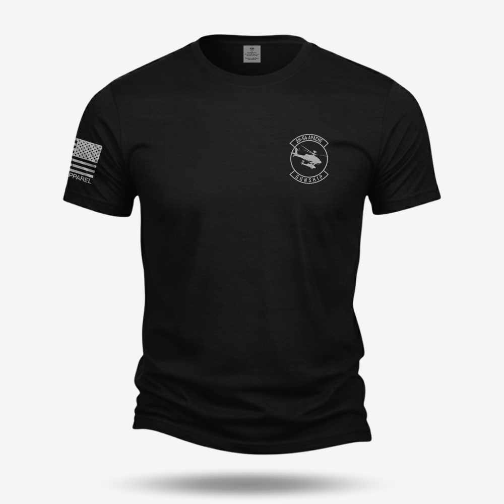 AH-64 Apache Schematic T Shirt