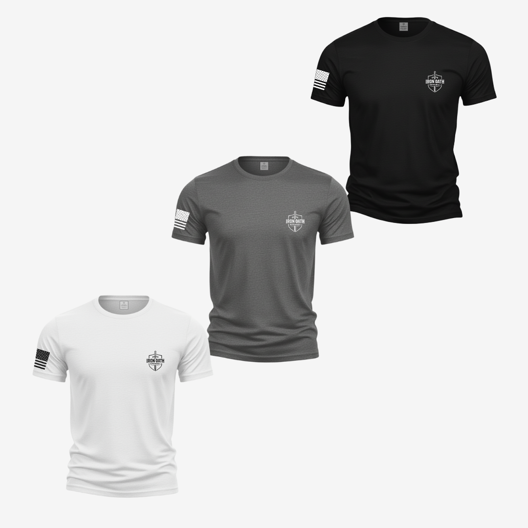 Iron Oath Multi Color T Shirt - 3 Pack