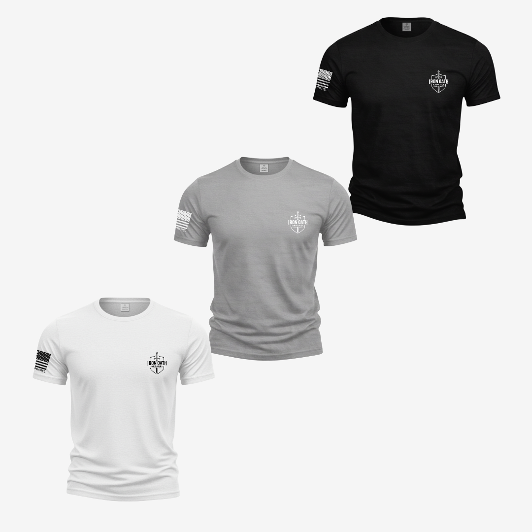 Iron Oath Multi Color T Shirt - 3 Pack