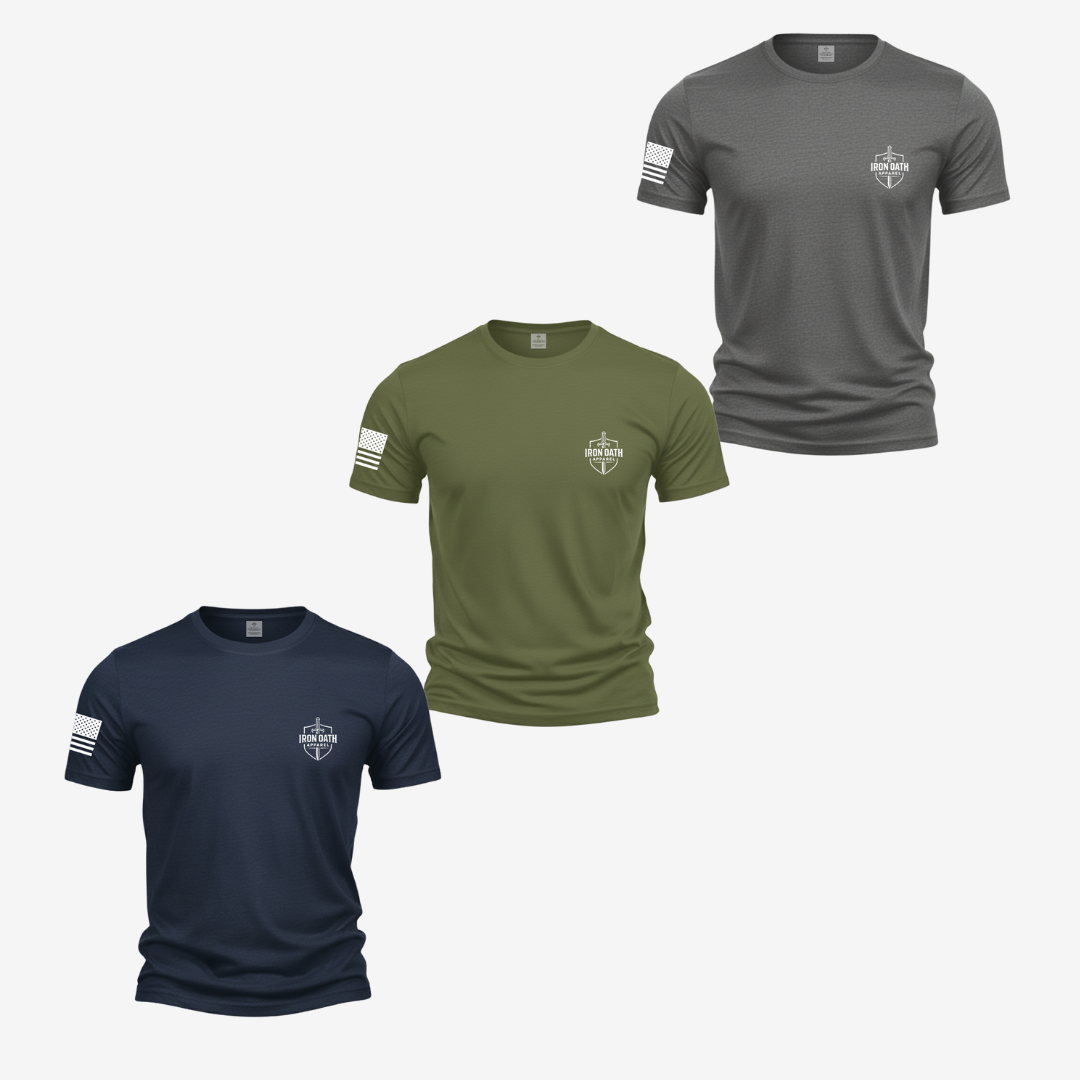 Iron Oath Multi Color T Shirt - 3 Pack