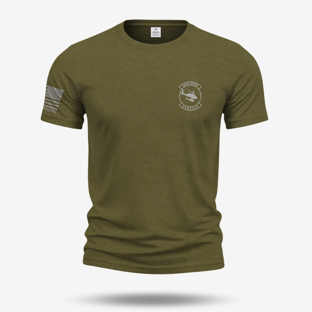 AH-64 Apache Schematic T Shirt
