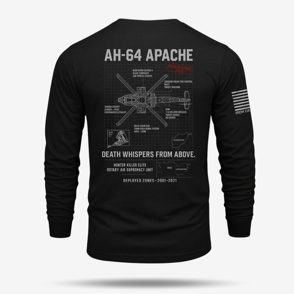 AH-64 Apache Schematic Long Sleeve