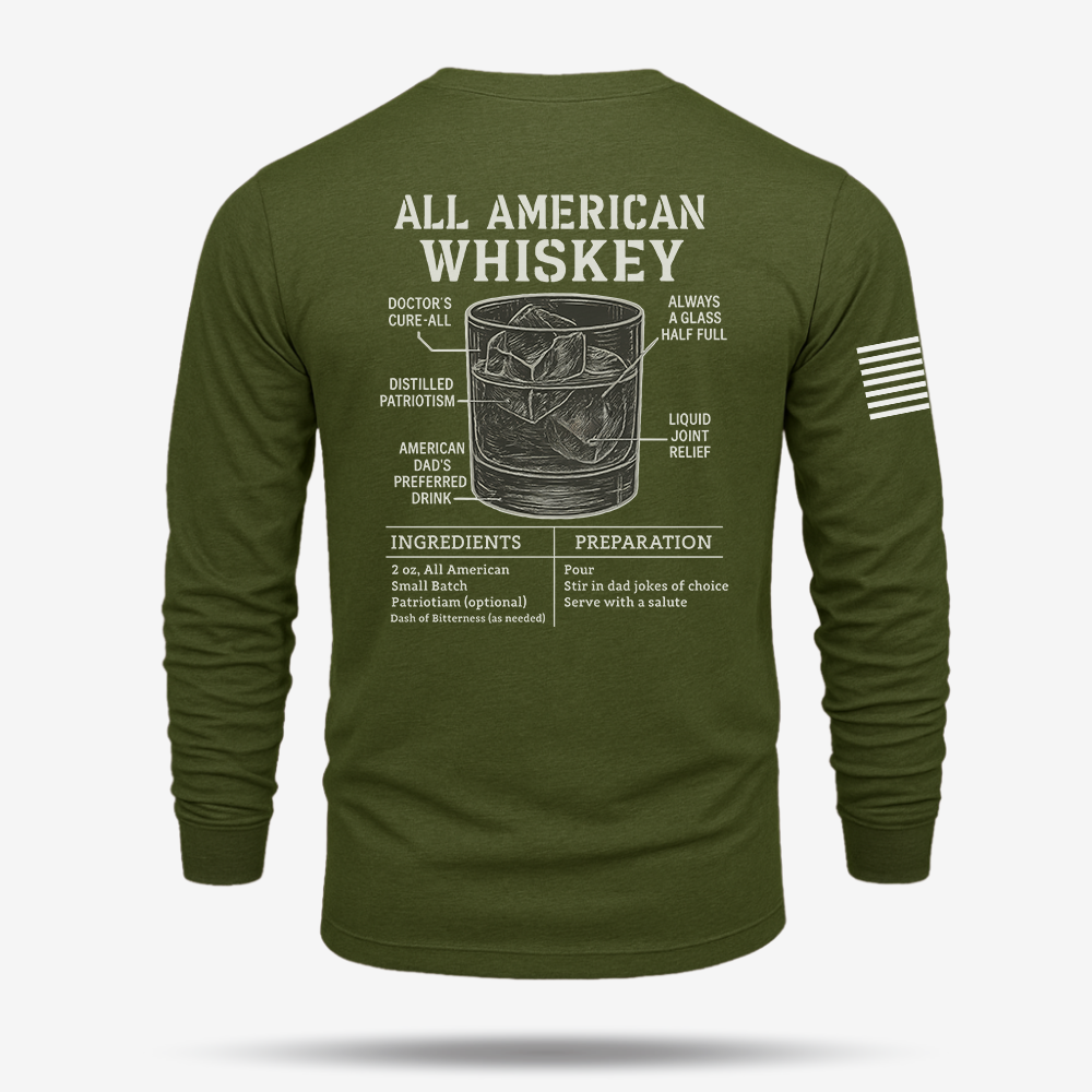 All American Whiskey Long Sleeve