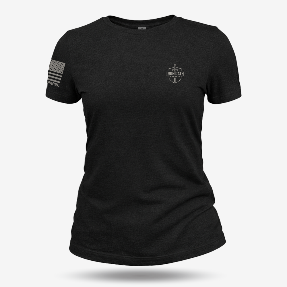 American Flag Camo Buck Women's T Shirt