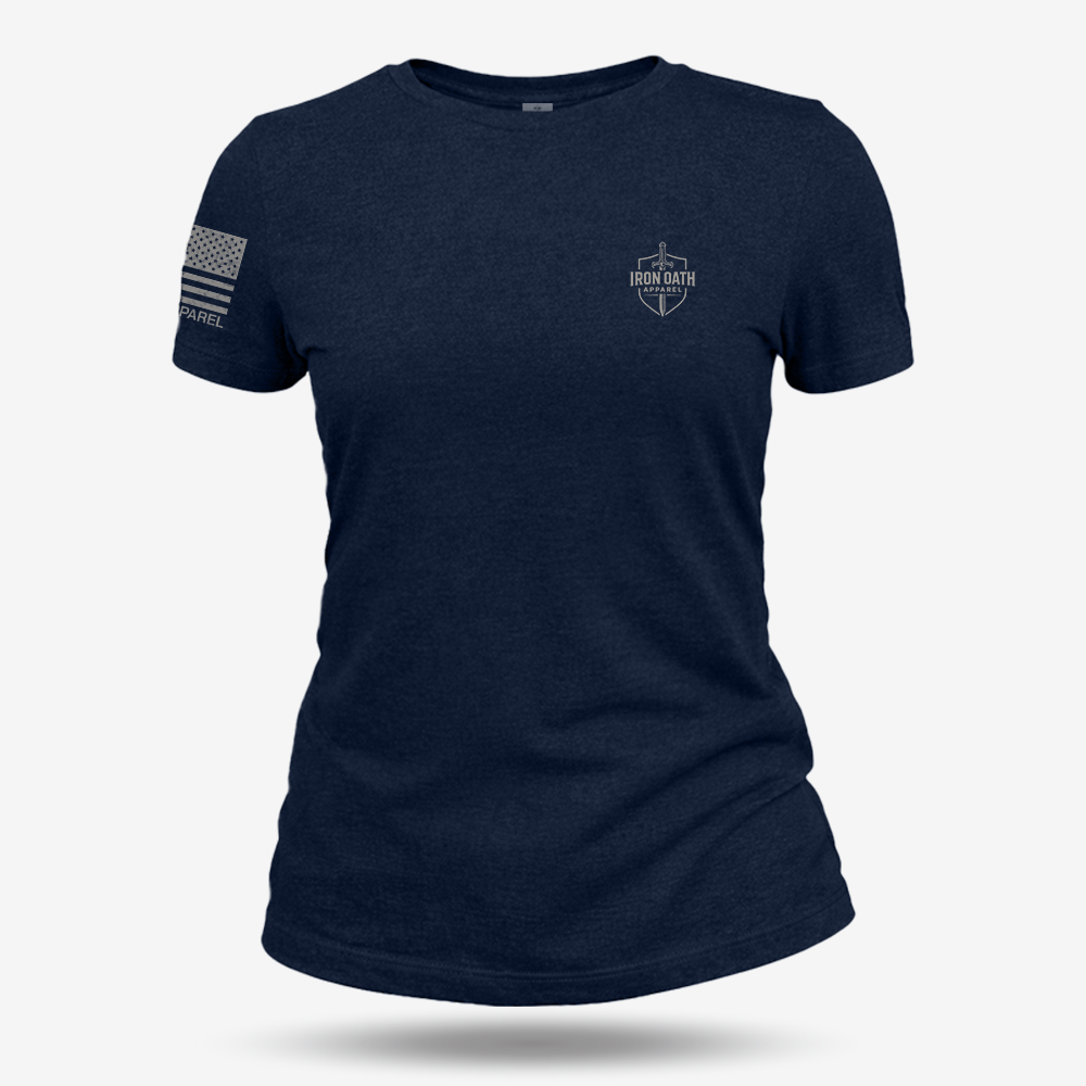 American Flag Camo Buck Women's T Shirt