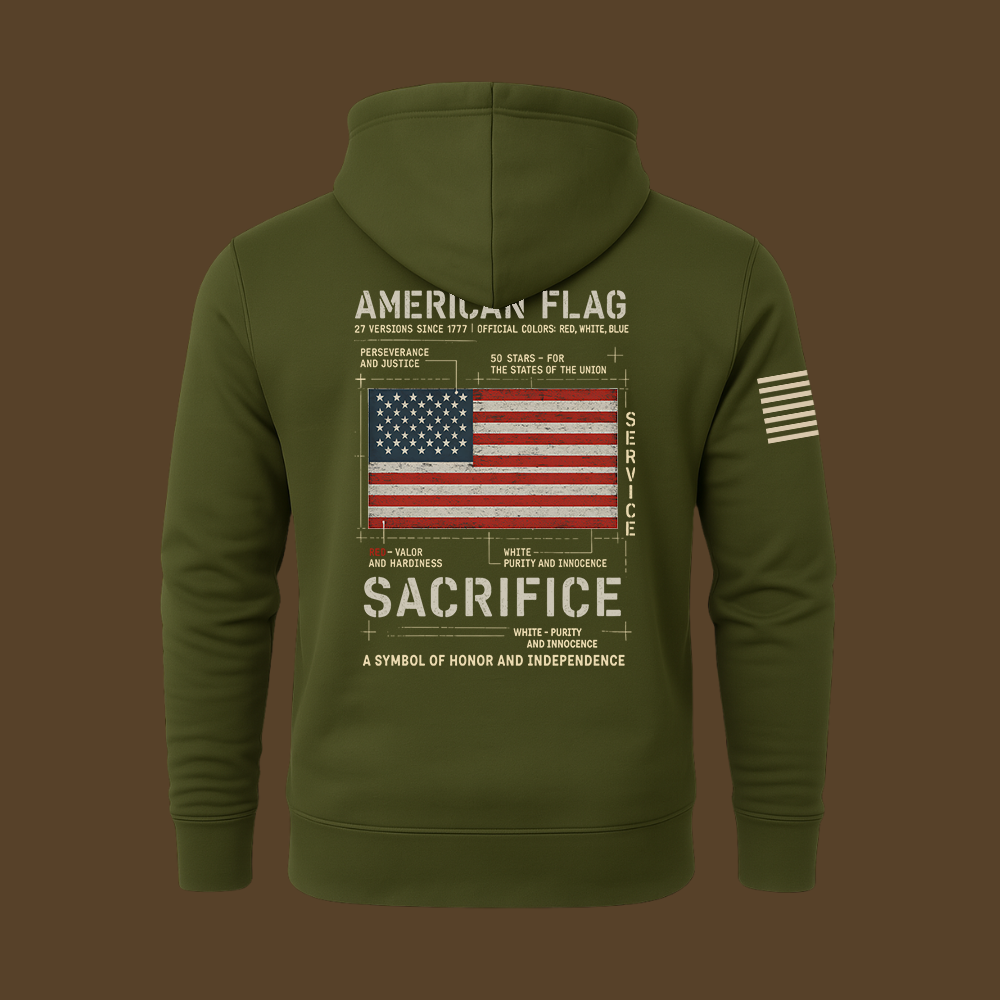 American Flag Hoodie