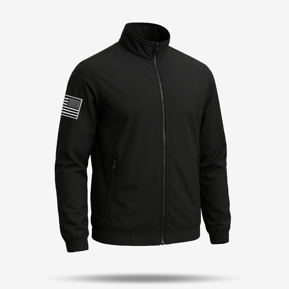 American Flag Long Sleeved Jacket