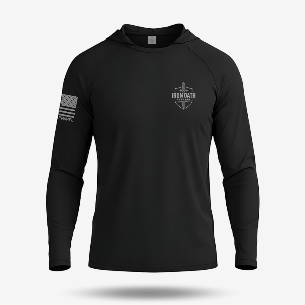 American Flag Camo Buck Lightweight Hoodie