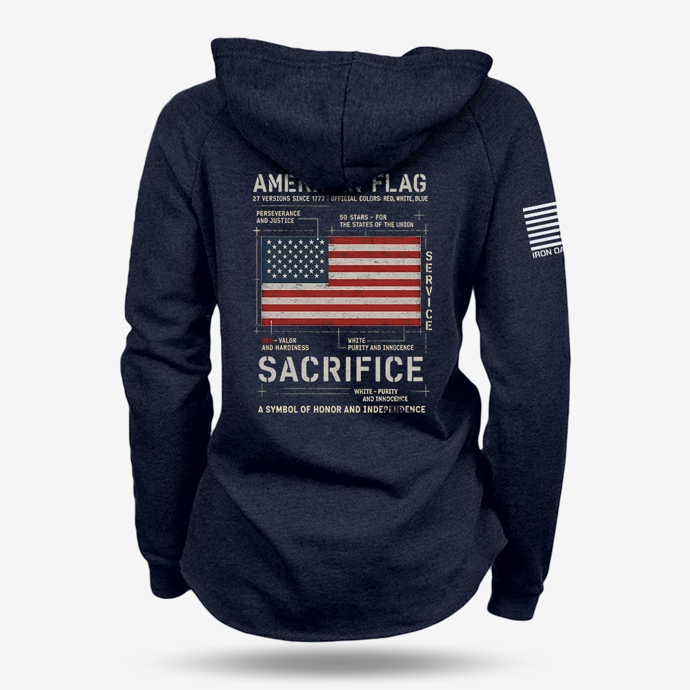 American Flag Women's Hoodie