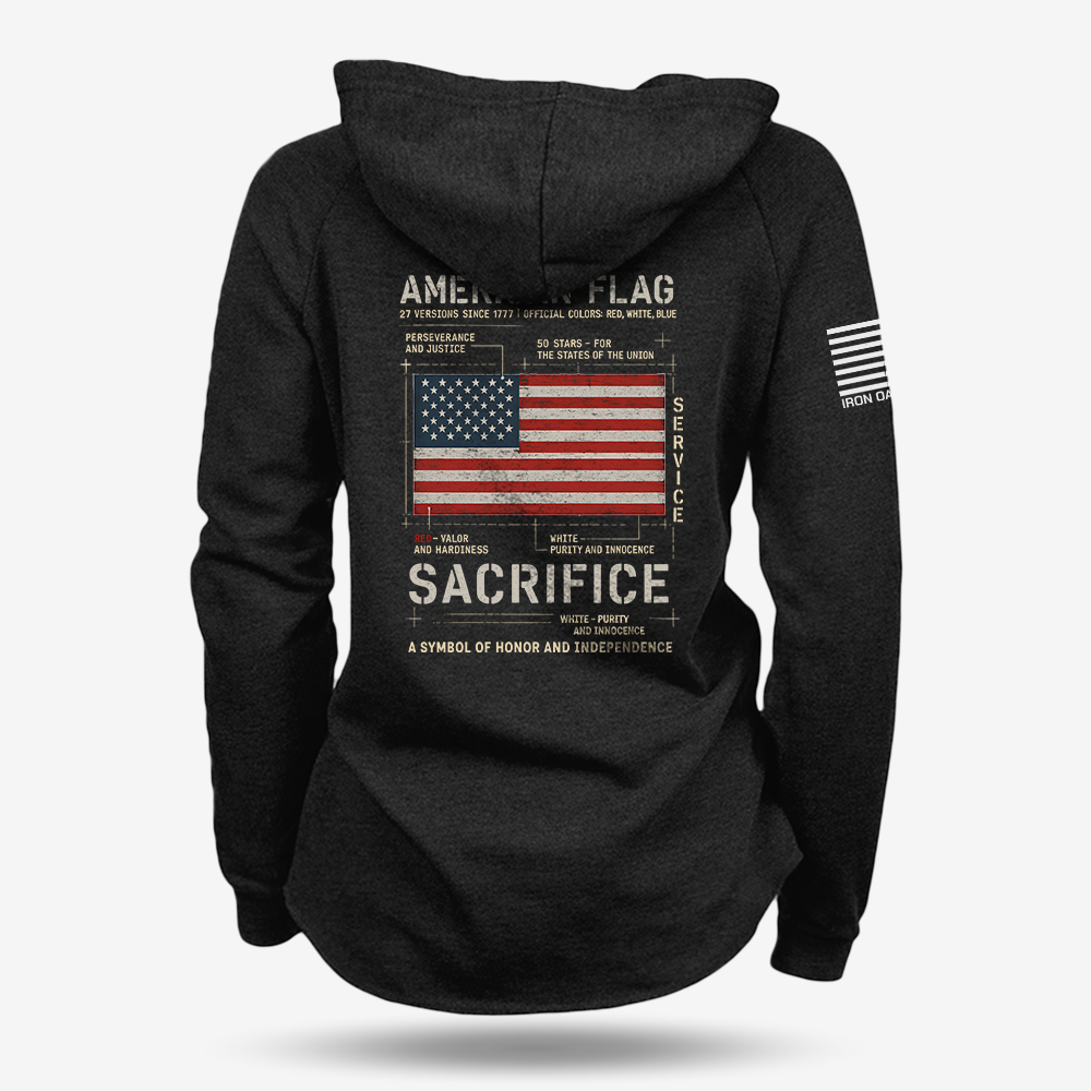 American Flag Women's Hoodie