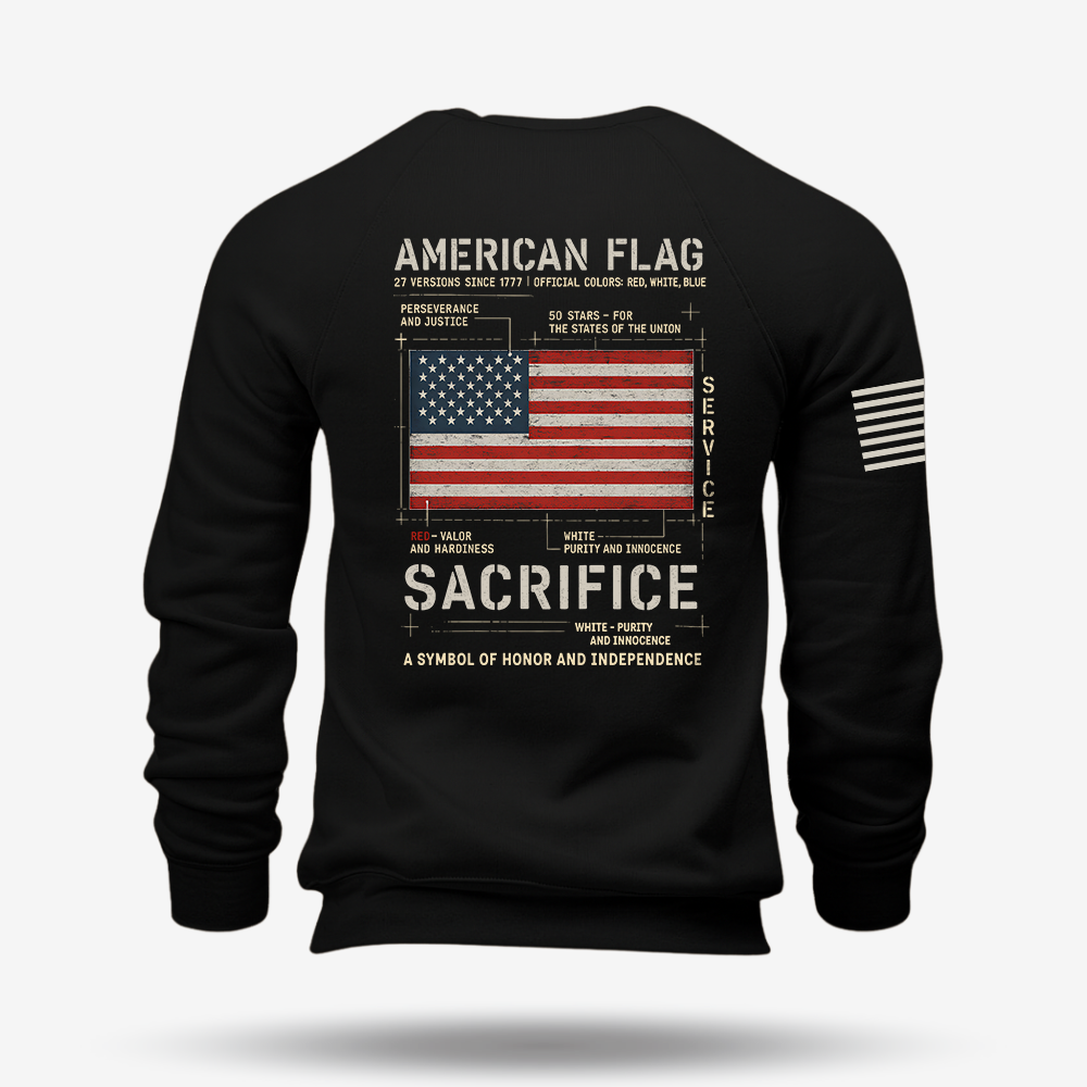 American Flag Sweatshirt