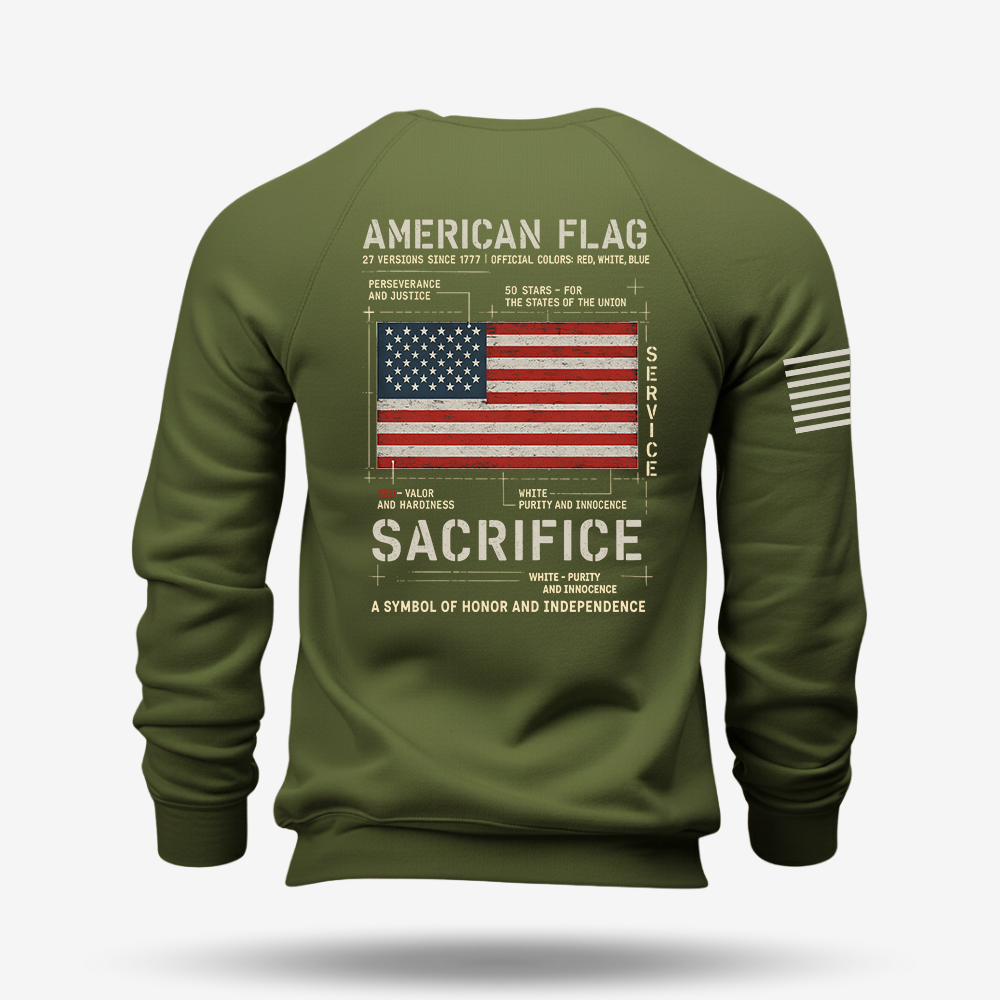 American Flag Sweatshirt