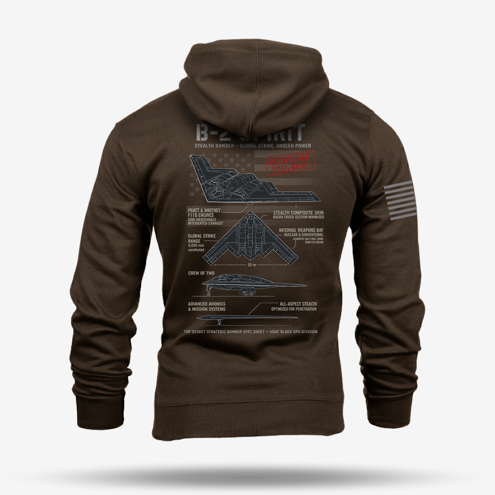 B-2 Spirit Schematic Hoodie