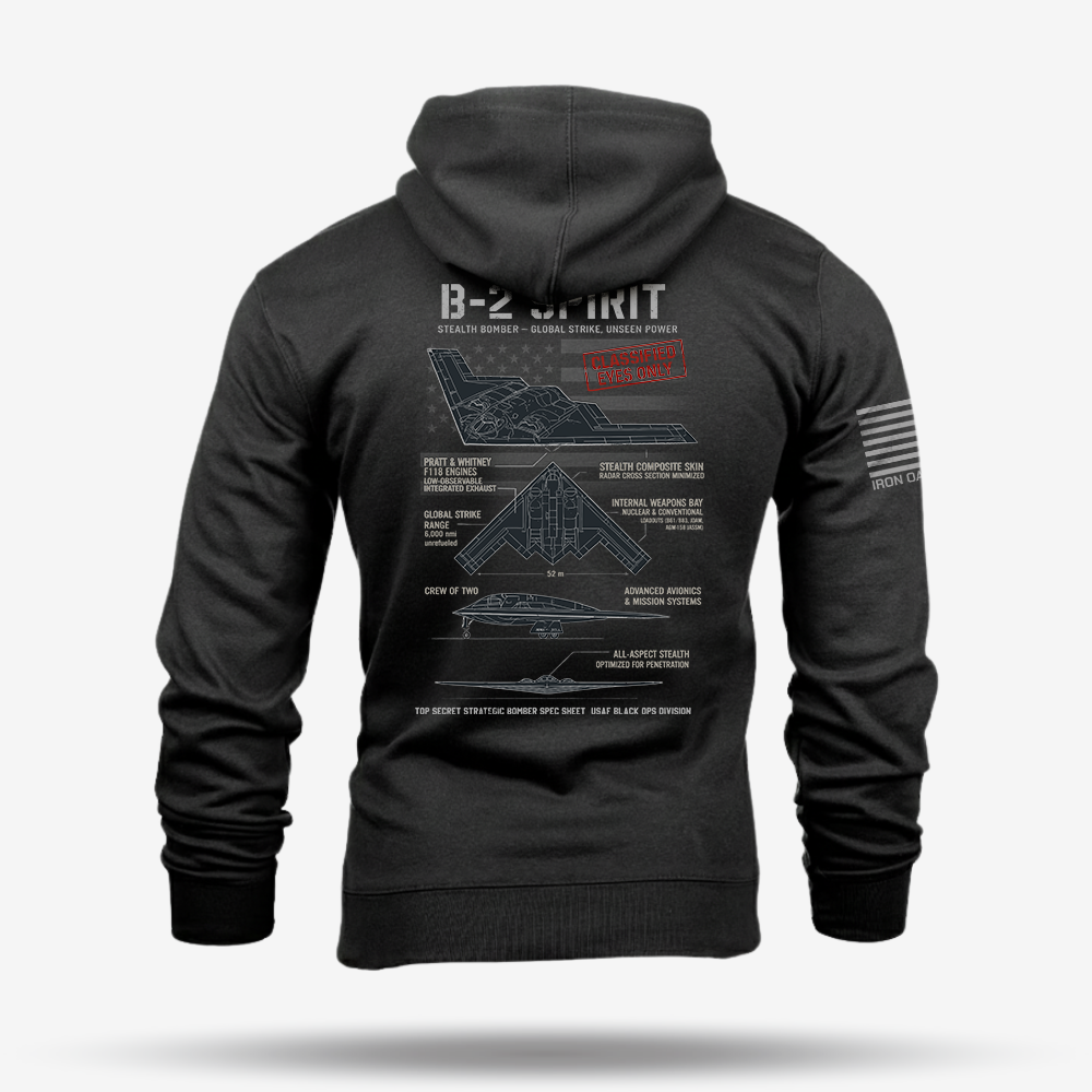 B-2 Spirit Schematic Hoodie