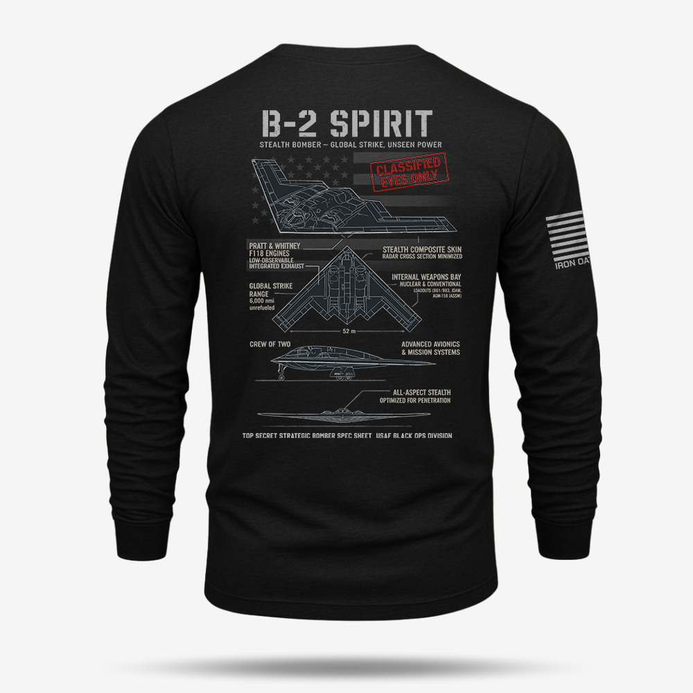 B-2 Spirit Schematic Long Sleeve