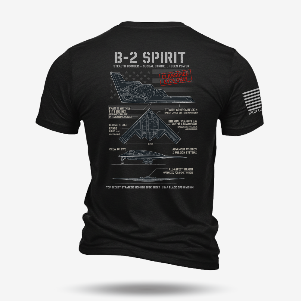 B-2 Spirit Schematic T Shirt