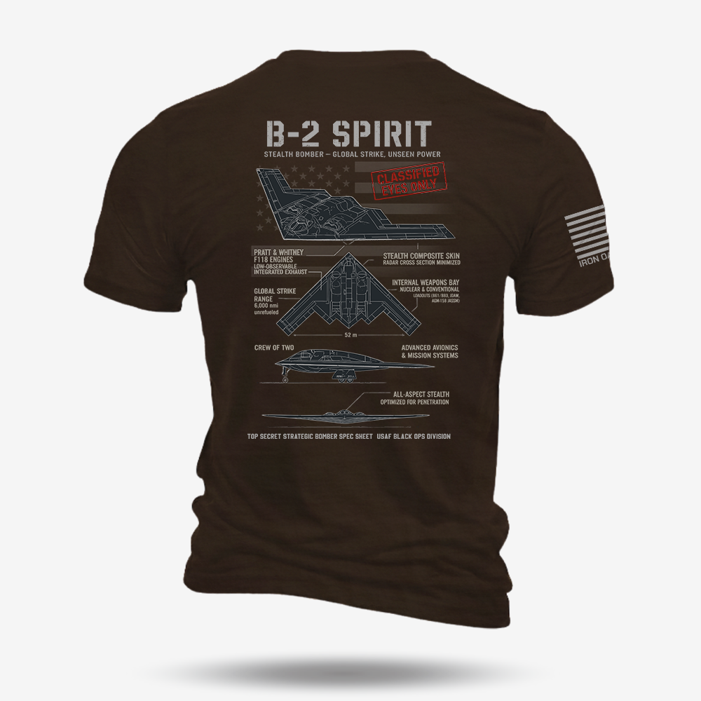 B-2 Spirit Schematic T Shirt