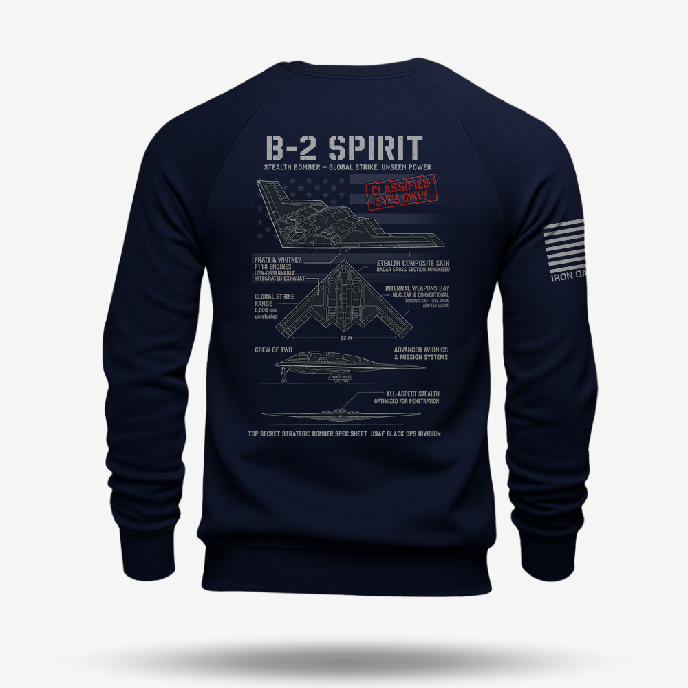 B-2 Spirit Schematic Sweatshirt