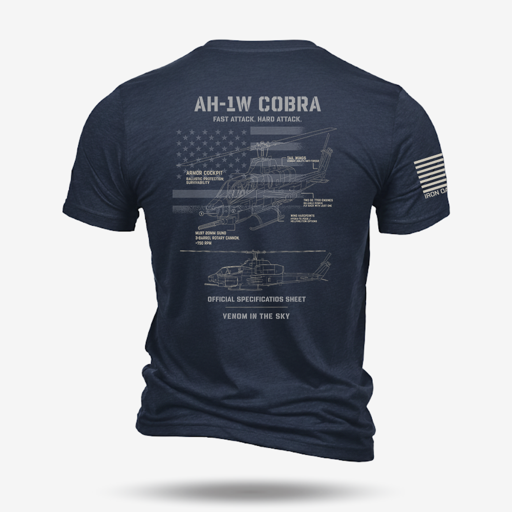 Bell AH-1 SuperCobra Schematic T Shirt