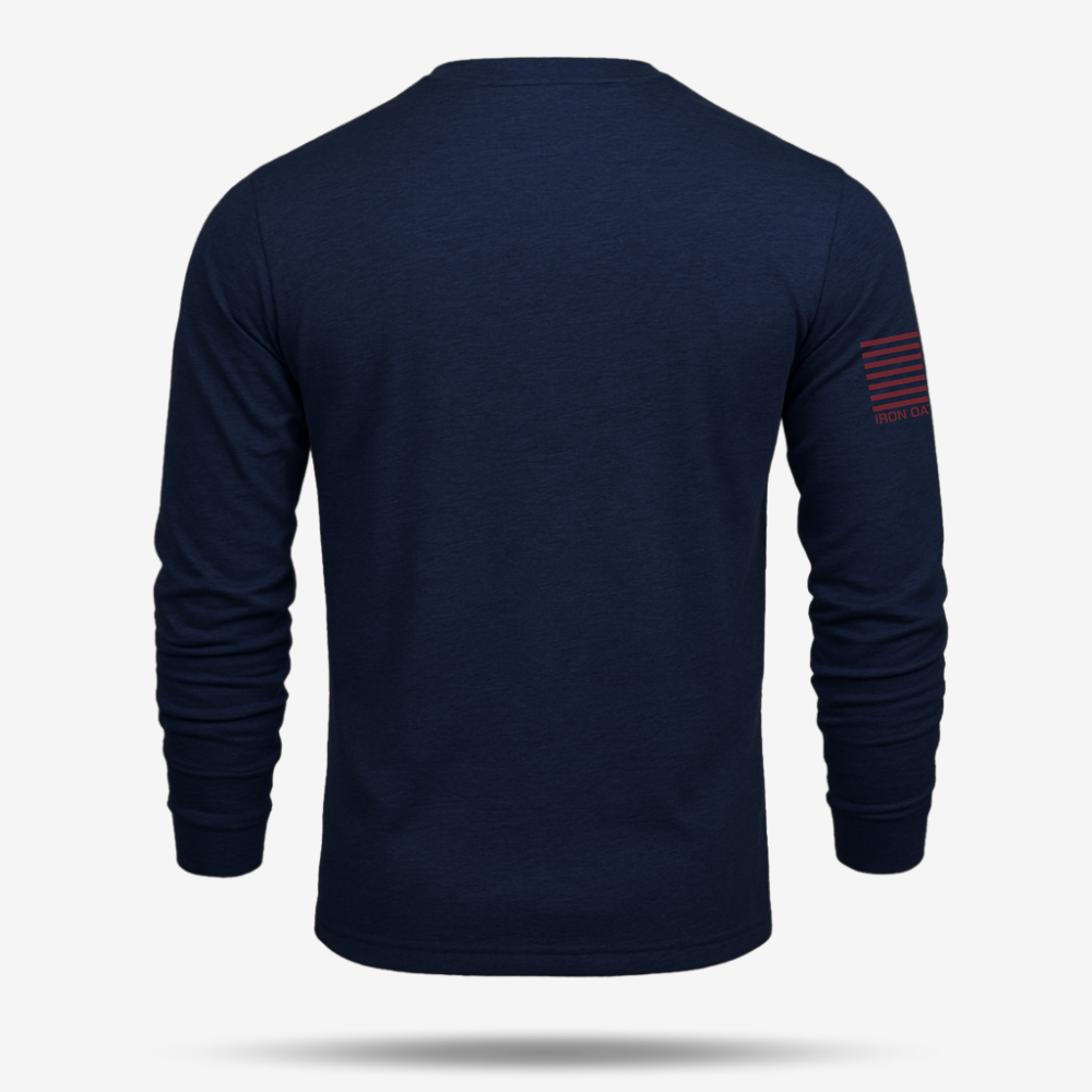 Betsy Ross America Flag Declaration Long Sleeve