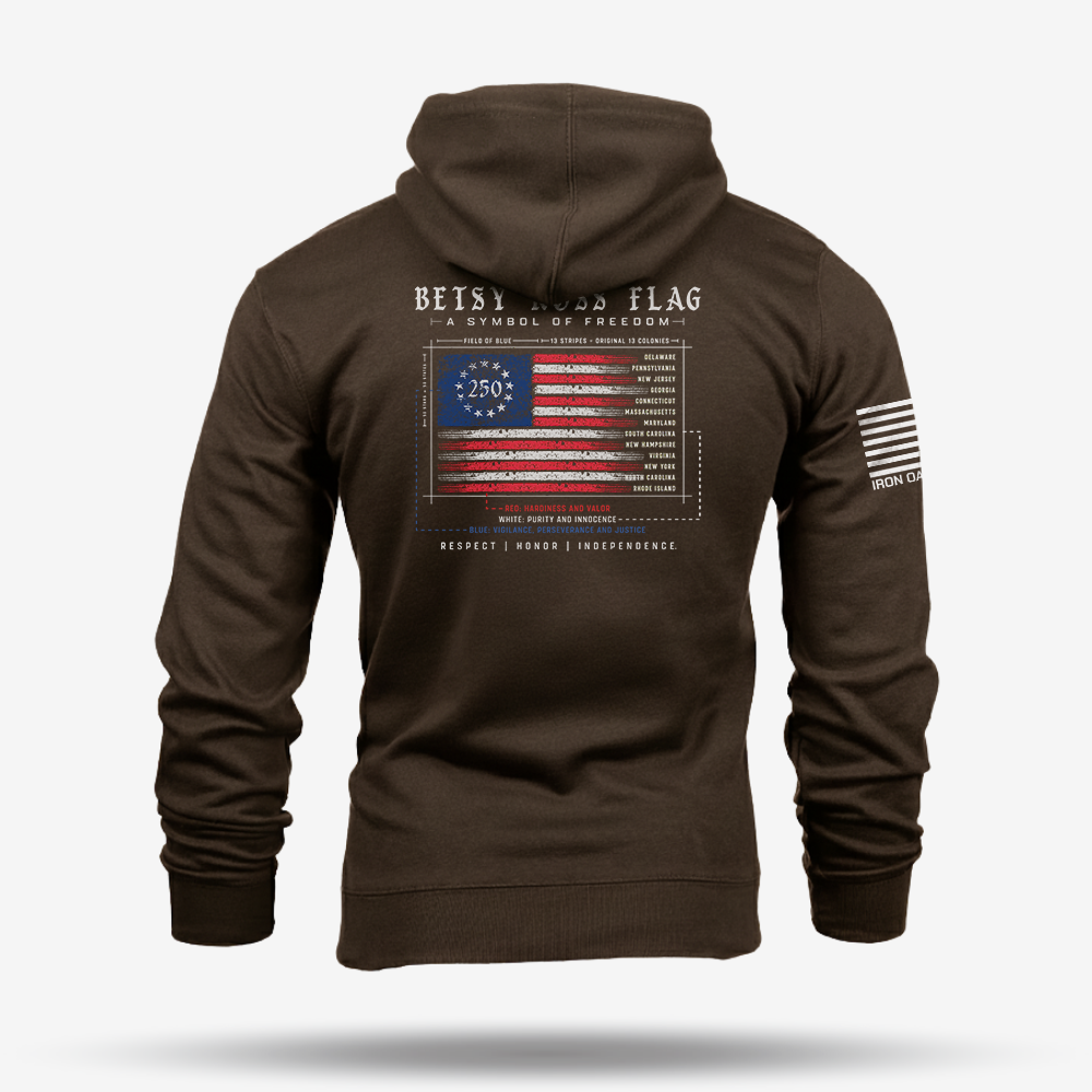 Betsy Ross Flag 250th Hoodie