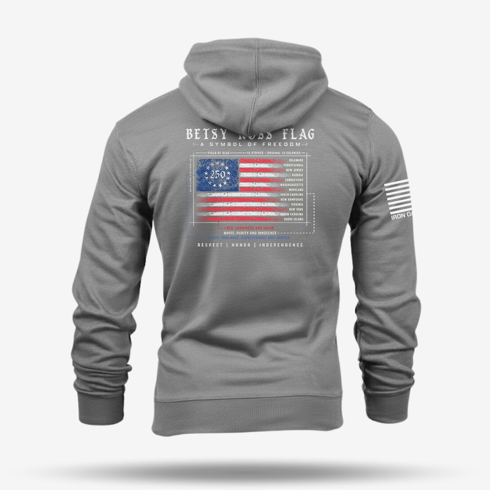 Betsy Ross Flag 250th Hoodie