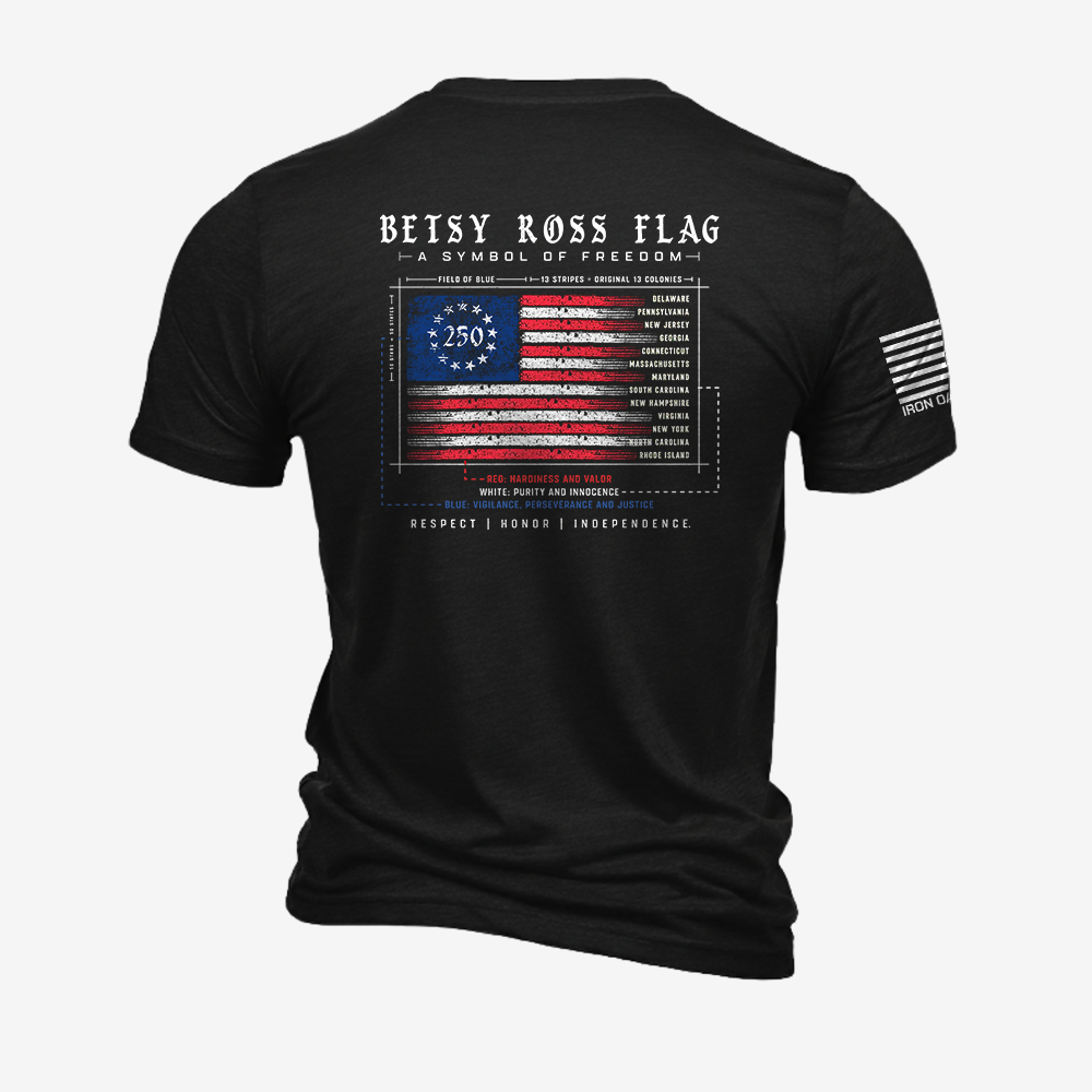Betsy Ross Flag 250th T Shirt