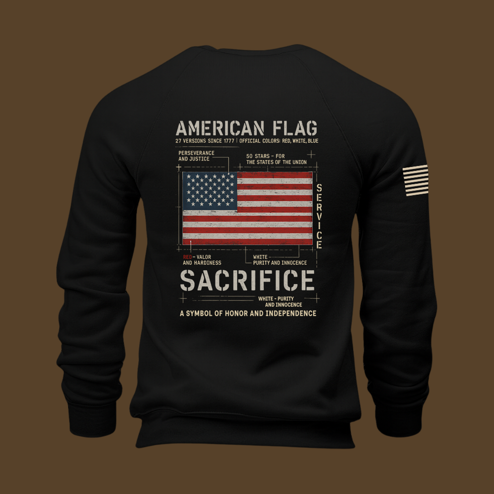 American Flag Sweatshirt