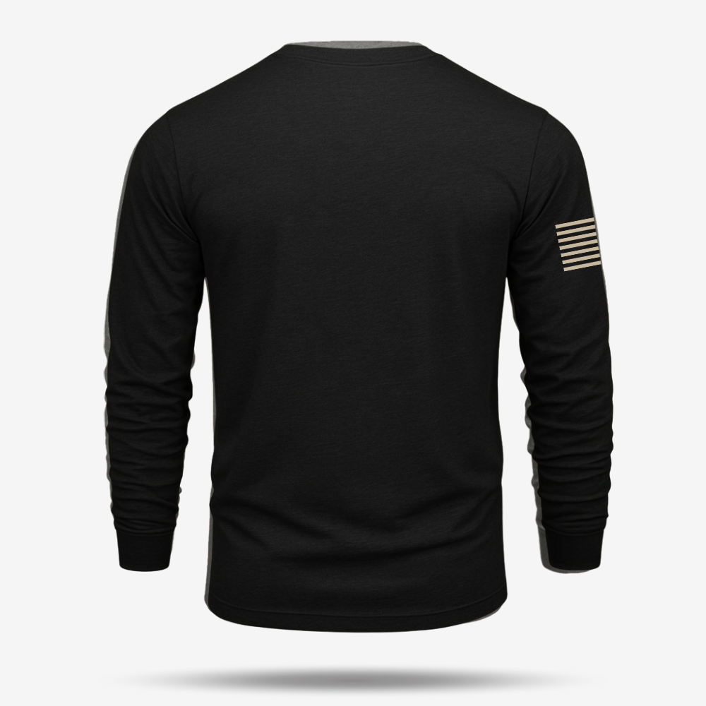 Never Underestimate An Old Man Us King Veteran Long Sleeve