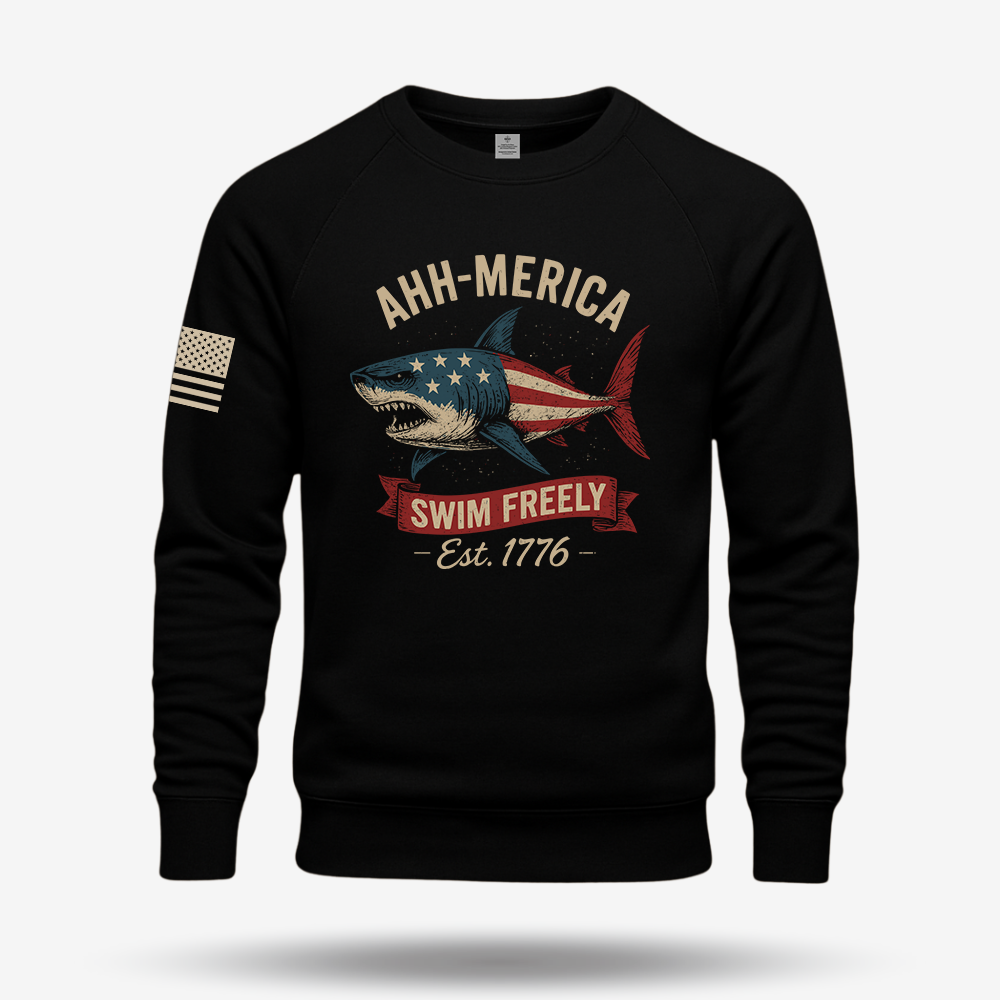 Ahh Merica Swim Freely Sweatshirt