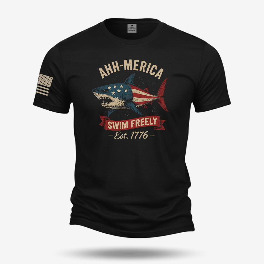 Ahh Merica Swim Freely T Shirt