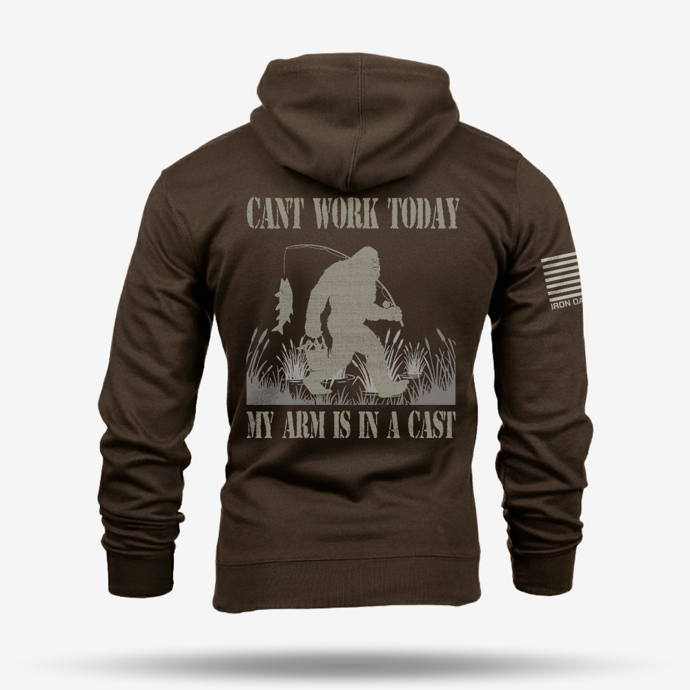 Can't Work Today My Arm Is In A Cast Hoodie