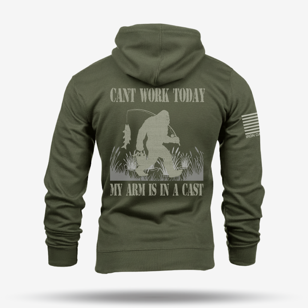 Can't Work Today My Arm Is In A Cast Hoodie