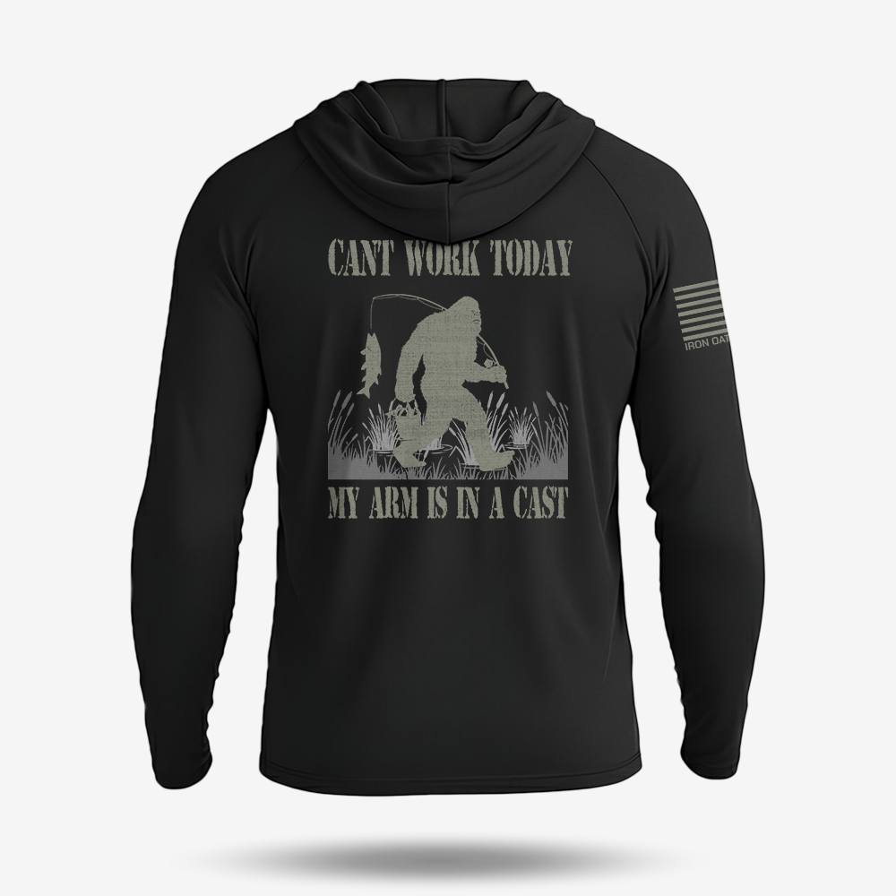 Can't Work Today My Arm Is In A Cast Lightweight Hoodie