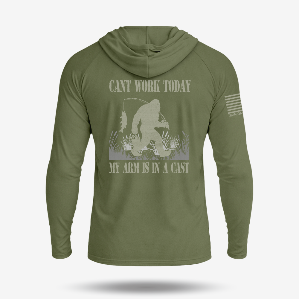 Can't Work Today My Arm Is In A Cast Lightweight Hoodie