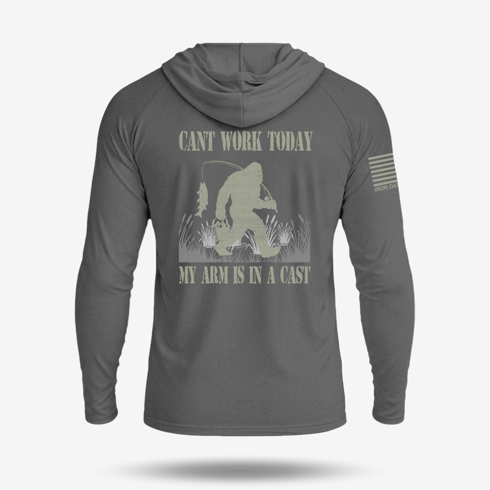 Can't Work Today My Arm Is In A Cast Lightweight Hoodie