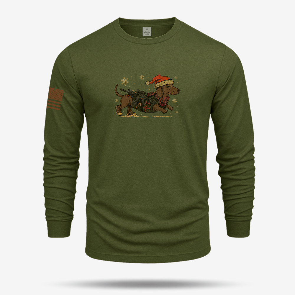 Christmas Wiener Ops Long Sleeve