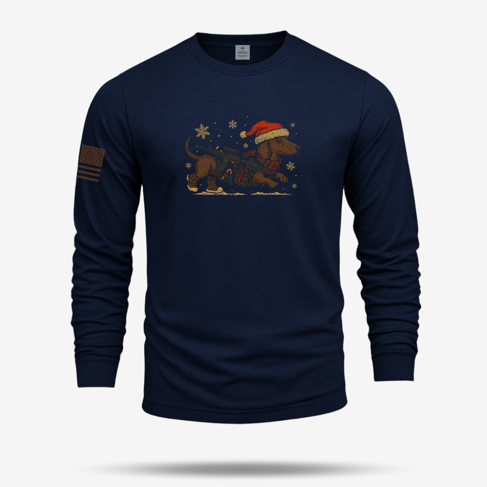 Christmas Wiener Ops Long Sleeve