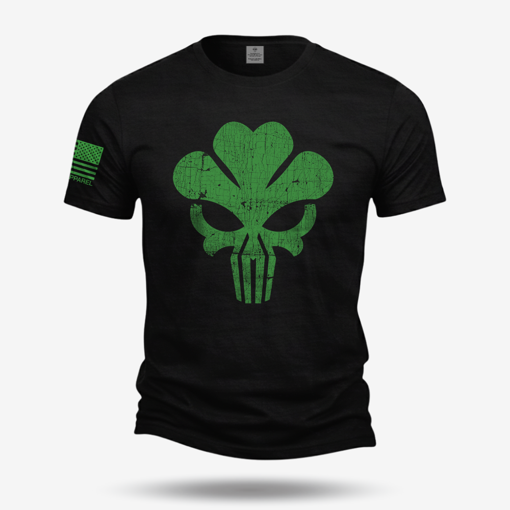 Clover Skull P T Shirt