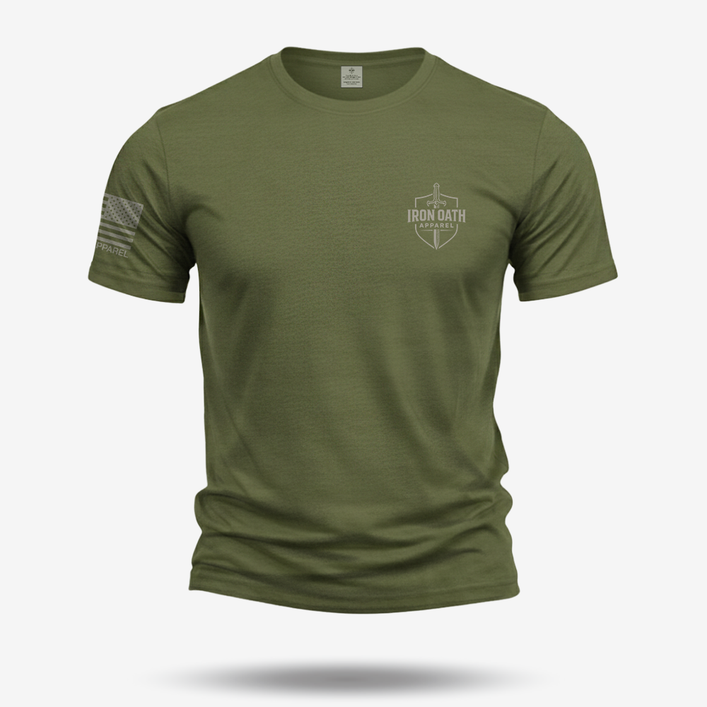 American Flag Camo Buck T Shirt