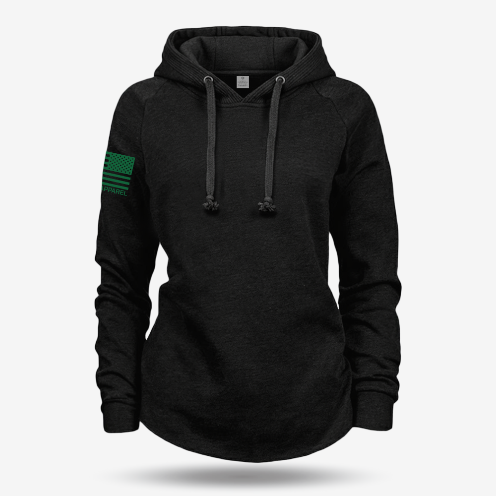 Emerald Oath Flag Women's Hoodie